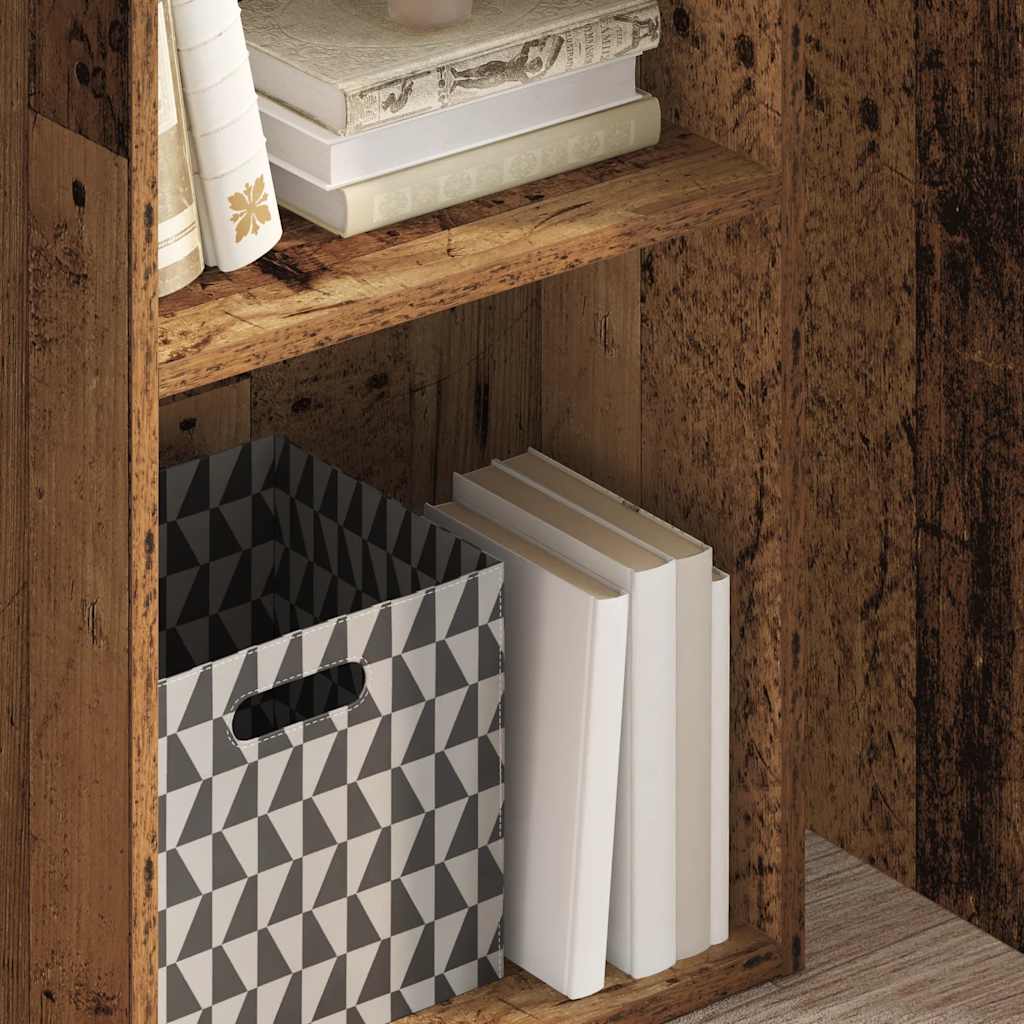 Libreria Legno Antico 40x30x77 cm in Legno Multistrato