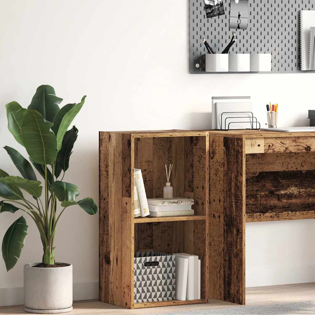 Libreria Legno Antico 40x30x77 cm in Legno Multistrato