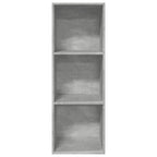 Libreria Grigio Cemento 40x30x114 cm in Legno Multistrato