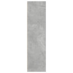 Libreria Grigio Cemento 40x30x114 cm in Legno Multistrato