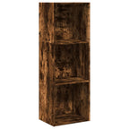 Libreria Rovere Fumo 40x30x114 cm in Legno Multistrato