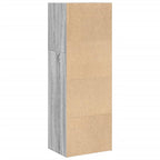 Libreria Grigio Sonoma 40x30x114 cm in Legno Multistrato