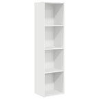 Libreria Bianca 40x30x152 cm in Legno Multistrato