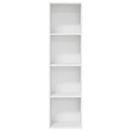 Libreria Bianca 40x30x152 cm in Legno Multistrato
