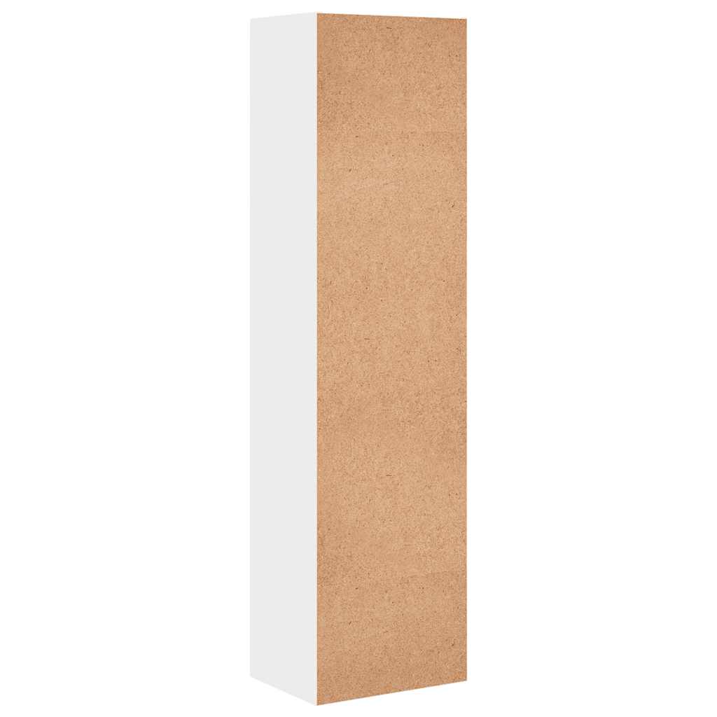 Libreria Bianca 40x30x152 cm in Legno Multistrato