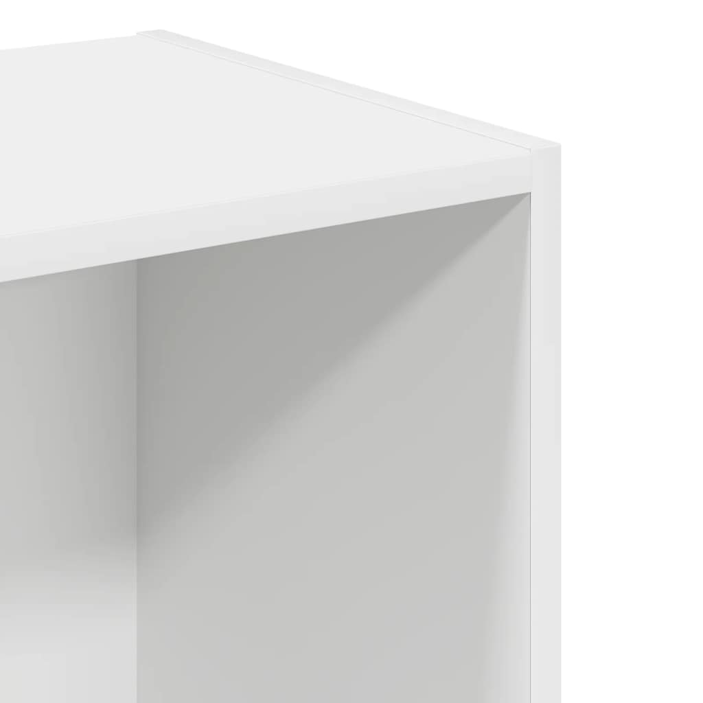 Libreria Bianca 40x30x152 cm in Legno Multistrato