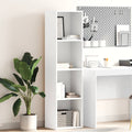 Libreria Bianca 40x30x152 cm in Legno Multistrato