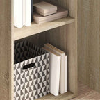 Libreria Rovere Sonoma 40x30x152 cm in Legno Multistrato