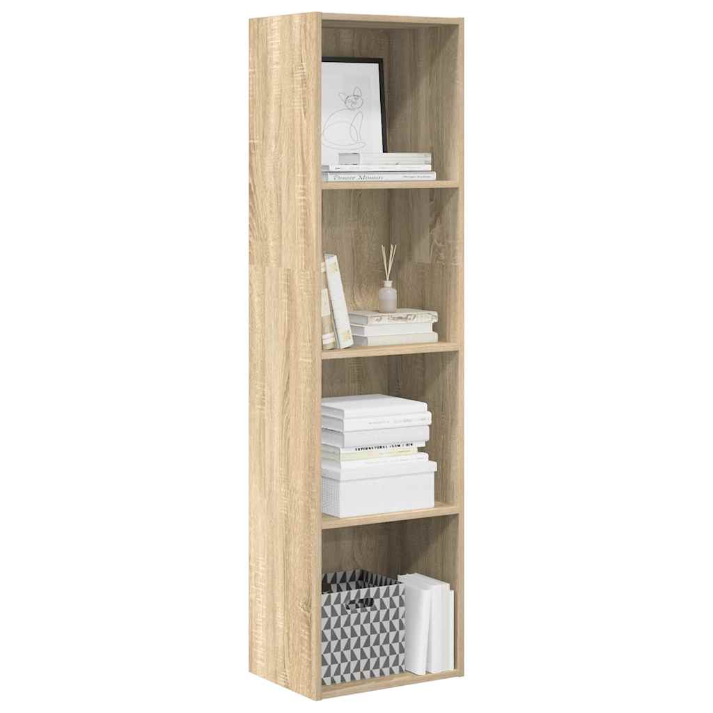 Libreria Rovere Sonoma 40x30x152 cm in Legno Multistrato