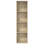Libreria Rovere Sonoma 40x30x152 cm in Legno Multistrato
