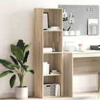 Libreria Rovere Sonoma 40x30x152 cm in Legno Multistrato