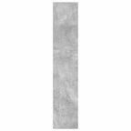 Libreria Grigio Cemento 40x30x152 cm in Legno Multistrato
