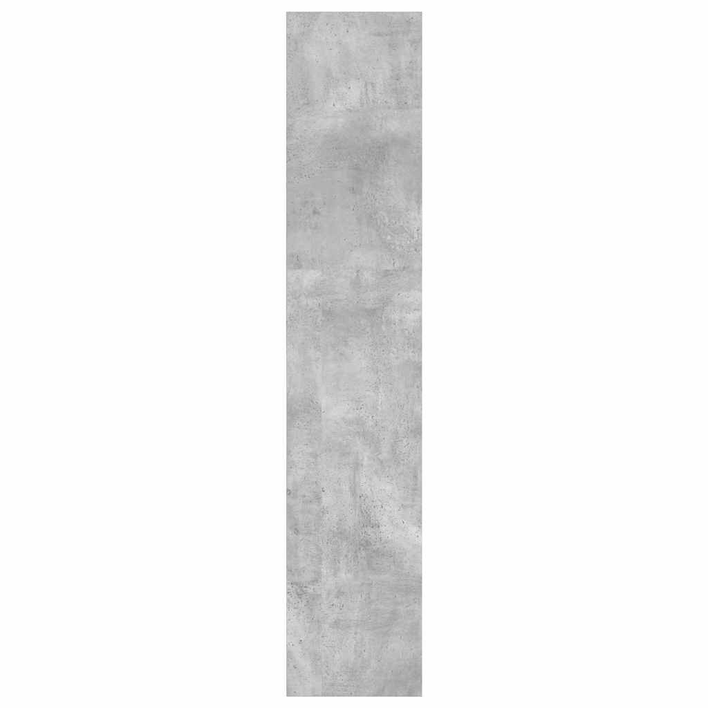 Libreria Grigio Cemento 40x30x152 cm in Legno Multistrato