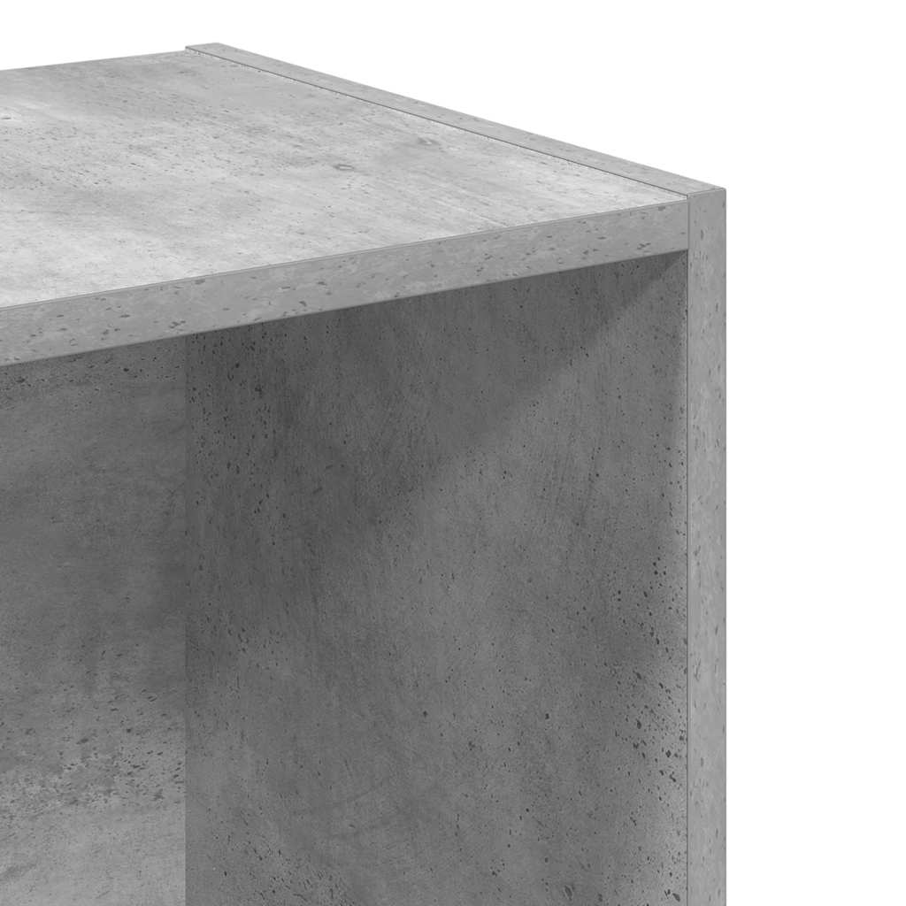 Libreria Grigio Cemento 40x30x152 cm in Legno Multistrato