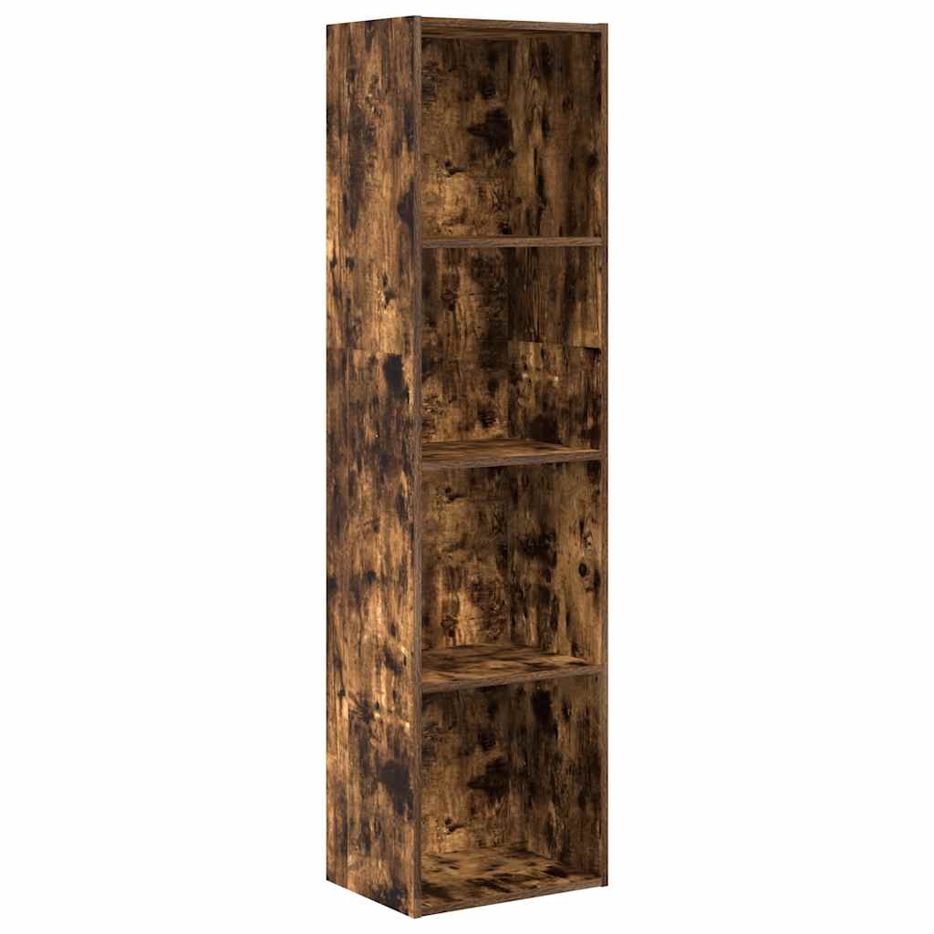 Libreria Rovere Fumo 40x30x152 cm in Legno Multistrato