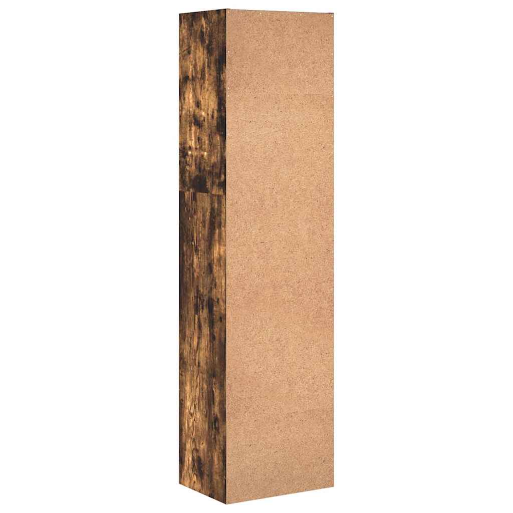 Libreria Rovere Fumo 40x30x152 cm in Legno Multistrato
