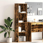 Libreria Rovere Fumo 40x30x152 cm in Legno Multistrato
