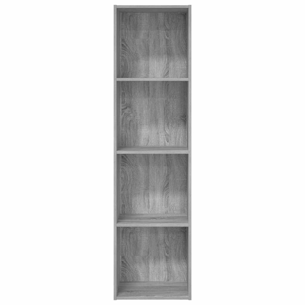 Libreria Grigio Sonoma 40x30x152 cm in Legno Multistrato