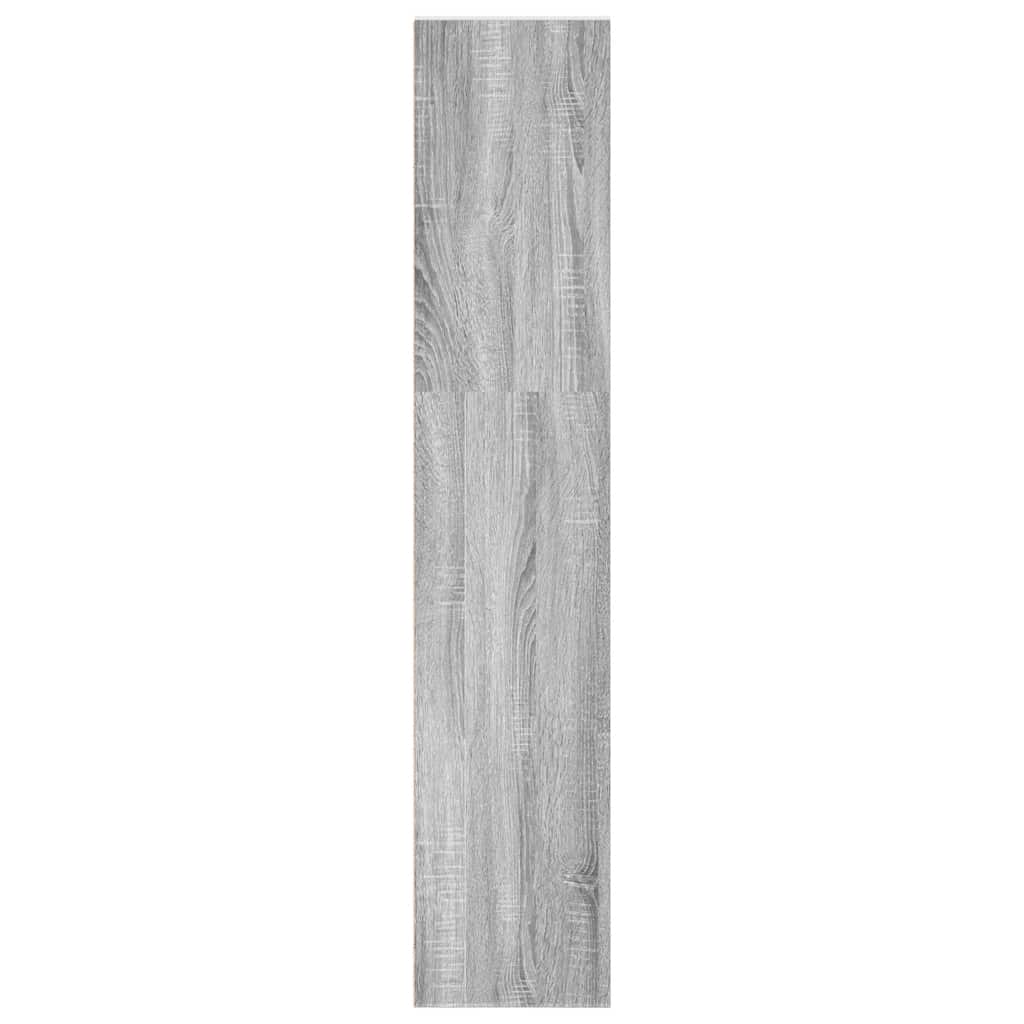 Libreria Grigio Sonoma 40x30x152 cm in Legno Multistrato