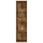 Libreria Legno Antico 40x30x152 cm in Legno Multistrato