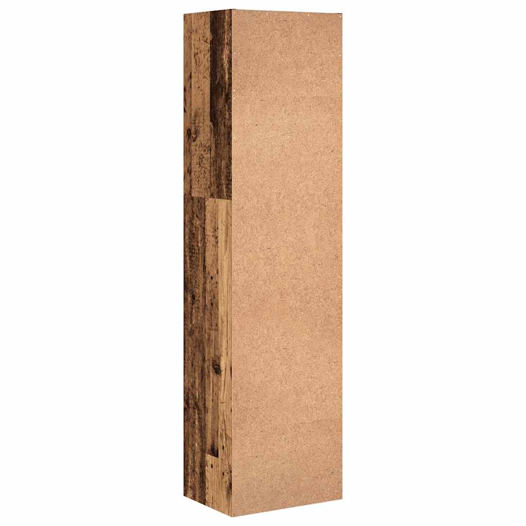 Libreria Legno Antico 40x30x152 cm in Legno Multistrato