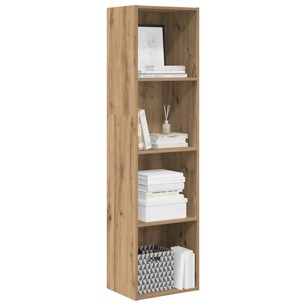 Libreria Rovere Artigianale 40x30x152 cm in Legno Multistrato