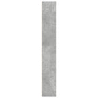 Libreria Grigio Cemento 40x30x189 cm in Legno Multistrato