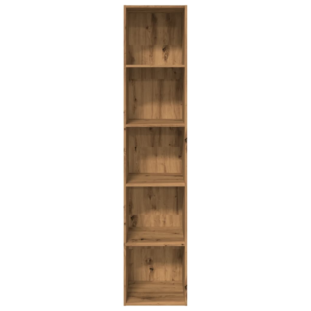 Libreria Rovere Artigianale 40x30x189 cm in Legno Multistrato