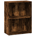Libreria Rovere Fumo 60x30x77 cm in Legno Multistrato