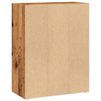 Libreria Legno Antico 60x30x77 cm in Legno Multistrato