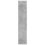 Libreria Grigio Cemento 60x30x152 cm in Legno Multistrato