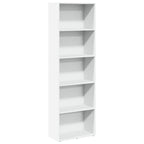 Libreria Bianca 60x30x189 cm in Legno Multistrato