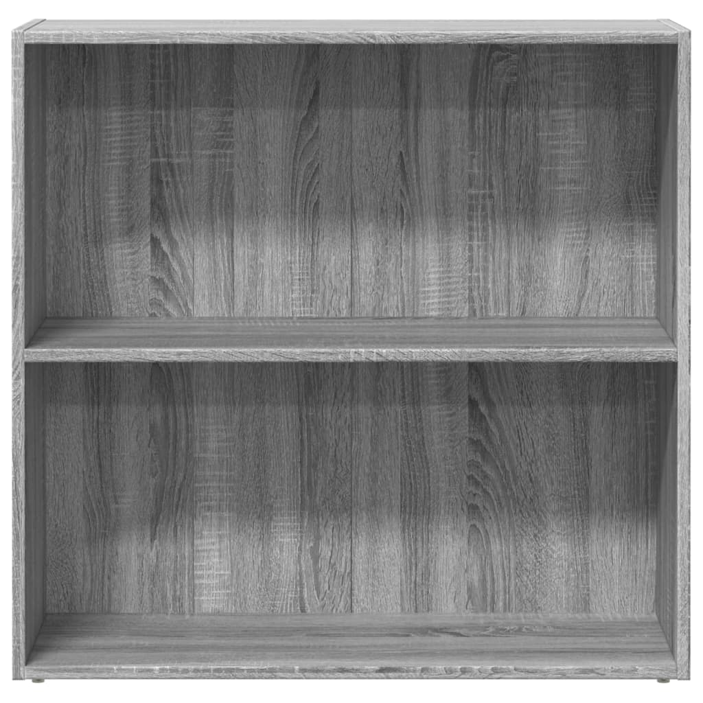 Libreria Grigio Sonoma 80x30x77 cm in Legno Multistrato