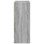 Libreria Grigio Sonoma 80x30x77 cm in Legno Multistrato