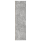 Libreria Grigio Cemento 80x30x114 cm in Legno Multistrato