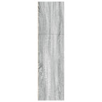 Libreria Grigio Sonoma 80x30x114 cm in Legno Multistrato