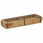 Vassoio 4 pcs Marrone 57 x 15 x 9 cm Legno Recuperato Massello