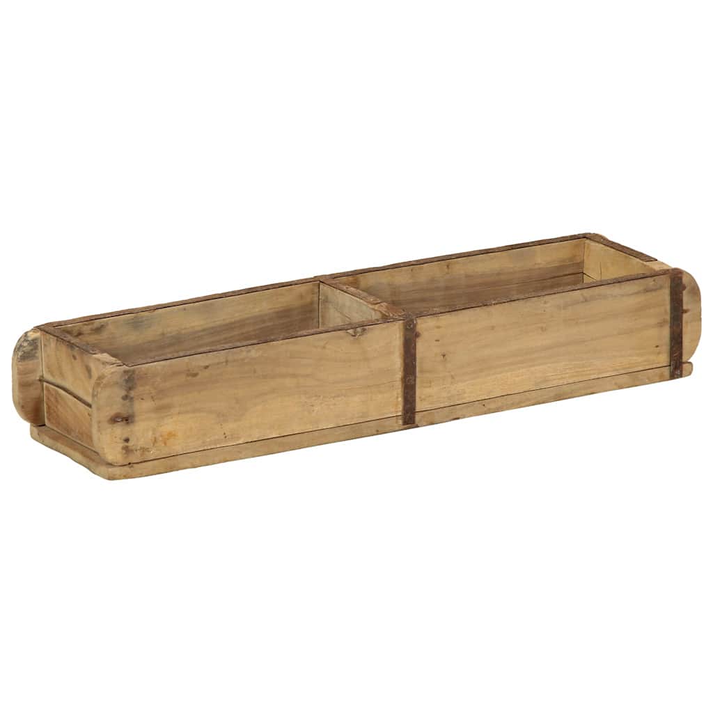 Vassoio 4 pcs Marrone 57 x 15 x 9 cm Legno Recuperato Massello