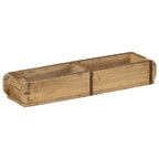 Vassoio 4 pcs Marrone 57 x 15 x 9 cm Legno Recuperato Massello