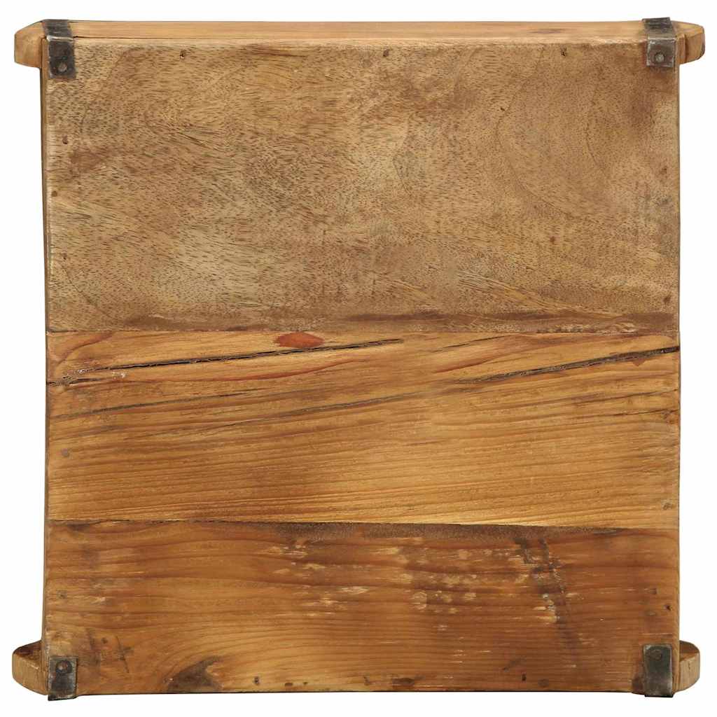 Vassoio 4 pcs Marrone 29 x 31 x 10 cm Legno Recuperato Massello