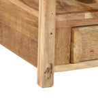 Tavolino Marrone 43 x 32 x 46 cm Legno Recuperato Massello