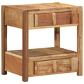 Tavolino Marrone 43 x 32 x 46 cm Legno Recuperato Massello