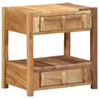 Tavolino Marrone 43 x 32 x 46 cm Legno Recuperato Massello
