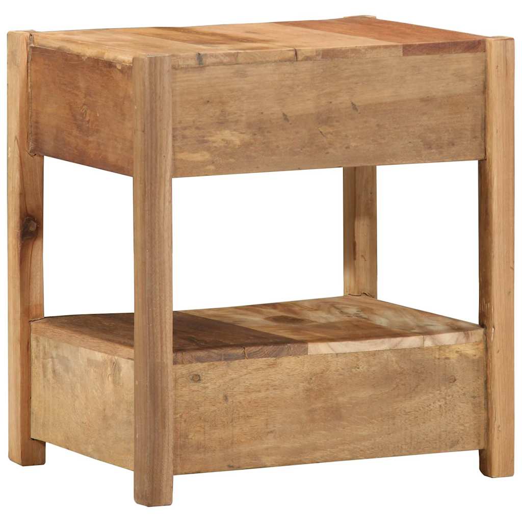 Tavolino Marrone 43 x 32 x 46 cm Legno Recuperato Massello