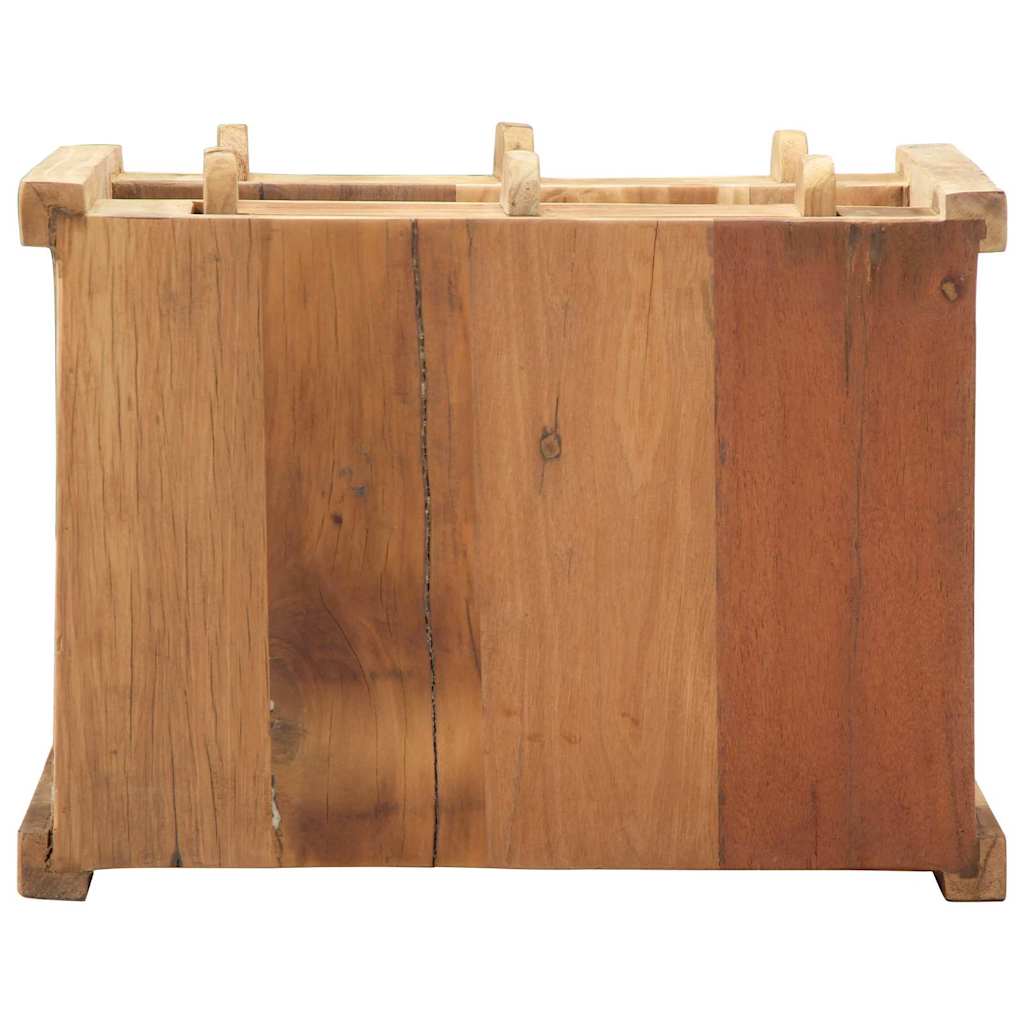 Tavolino Marrone 43 x 32 x 46 cm Legno Recuperato Massello