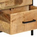 Armadio da Notte 2 pcs Marrone e Nero 40 x 35 x 50 cm