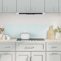 Paraschizzi per Cucina 2 pz Bianchi 70x40 cm in Vetro Temperato