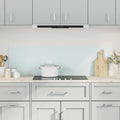 Paraschizzi per Cucina 2 pz Bianchi 70x50 cm in Vetro Temperato