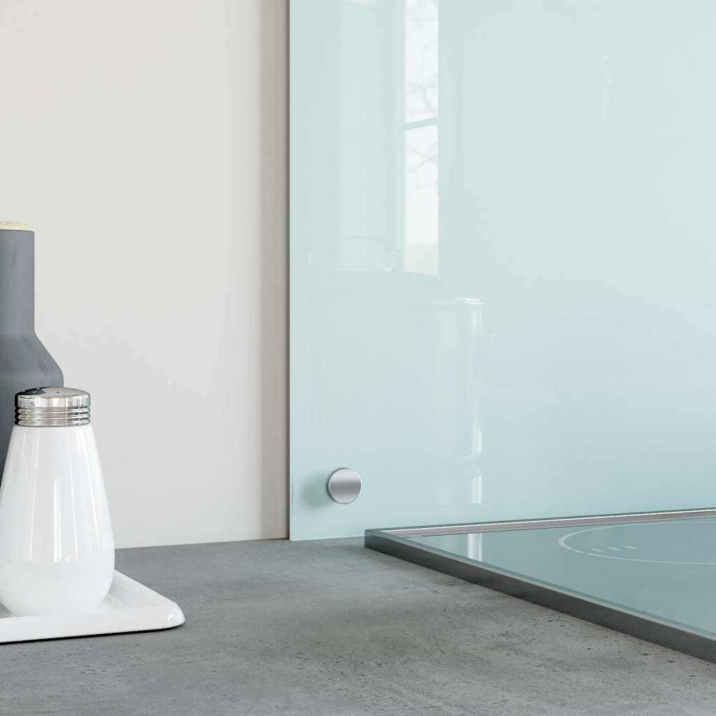 Paraschizzi per Cucina 2 pz Bianchi 70x60 cm in Vetro Temperato