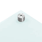 Paraschizzi per Cucina 2 pz Bianchi 70x60 cm in Vetro Temperato